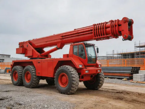 Tadano rough terrain crane
