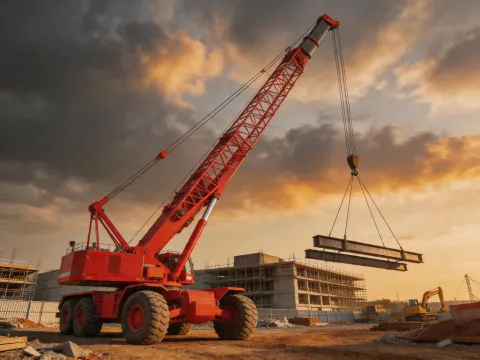Tadano all-terrain crane